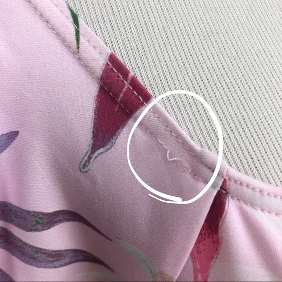 ✖️SOLD✖️•BAR III• NWOT Palm Reader Ruffle Sleeve Bikini Top - Picture 8 of 11